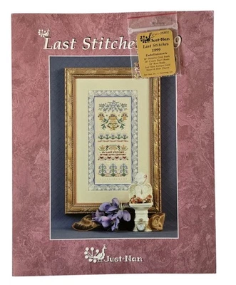 Just Nan Last Stitches Sampler Cross Stitch Pattern & Embellishments JN059 - Image 1 of 4
