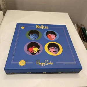 Happy Socks x The Beatles Encore Edition Gift Box 6 Packs Unisex 7- 11 Limited - Picture 1 of 14