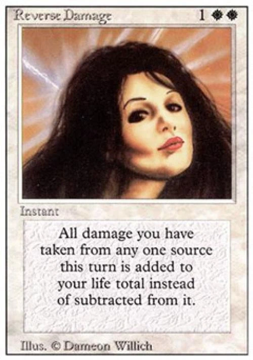Reverse Damage - Medium Play MTG Revised - Image 1 of 1