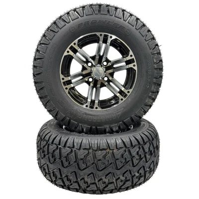 HOOSIER WHEEL 23x10.5-12 4Ply Prowler Aluminum Golf Cart Wheel - Set of 2