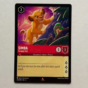 Simba 123/204 Disney Lorcana Into The Inklands Regular Rare Card NM - Picture 1 of 2