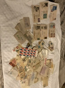 Over 1 Pound-U.STATES- Stamps and FDC'S-FROM-ESTATE COLLECTION, RANDOM,MH-USED - Picture 1 of 5