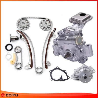 For Toyota SOLARA 2.4L DOHC L4 16V Timing Chain Water Oil Pump Kit 02-08 - Image 1 of 4