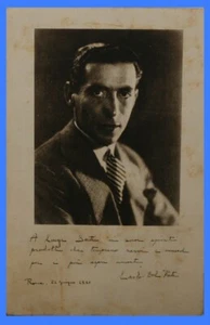 Foto cartolina CARLO DEL PRETE. Pubblicità APERITIVO SARTI MESSICANO anno 1928 - Picture 1 of 2