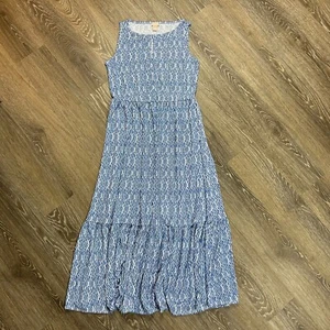Maxi Vestido Chevron en Niveles Chico's Estampado Talla 0(4/6) Usado en Excelente Condición - Imagen 1 de 7