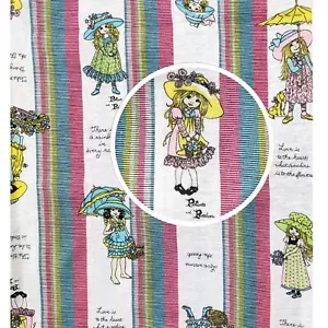 Enaguas y pantalones vintage años 70 tejido de tela cabaña niñas niños 56" x 1,5 yardas - Imagen 1 de 12