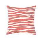 Coral Red Geometry Series Decorative Pillow Cushion Covers Pillowcase Cushions