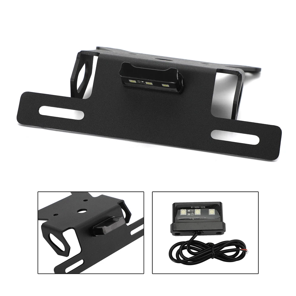 License Plate Holder Bracket fit for Suzuki SV650 ABS 2016~21 BLK A - Image 1 of 4