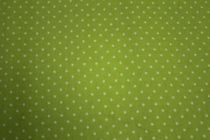 1 1/2 Yds White polka Dots on Lime Green Fabric - Picture 1 of 4