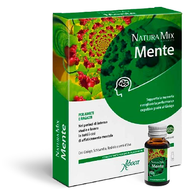 ABOCA SPA SOCIETA' AGRICOLA Natura Mix Advanced Mente Aboca 10 Flaconcini Da 15g