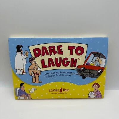 20 Greeting Cards Dare To Laugh Leanin' Tree - Image 1 of 4