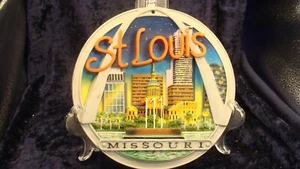 ARCOS DE SAN LOUIS MISSOURI ~ PLACA 3D ~ 7”d ~ Excelente Estado ~ - Imagen 1 de 3