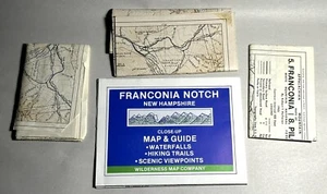Mapas desplegables de AMC montañas blancas NH bosque nacional 1969 1983 y otros - Imagen 1 de 4