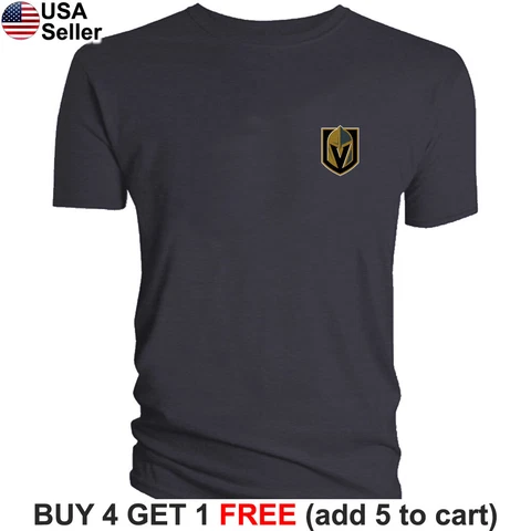 Las Vegas Golden Knights T-Shirt Logo Men Cotton Chest Cover