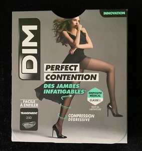 DIM Comfortable to wear ultra stretch knit Tights 25 Den size 1 Brown - Picture 1 of 2