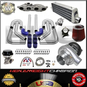 Kit Turbo T3/T4 06-11 CIVic Si K20Z3 FG2 Accord TSX CRV FMIC WG BOV Colector BL - Imagen 1 de 7