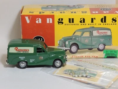Vanguards 1:43 - MORRIS A 40 VAN Ransomes  VA3000 + Box - MINT - MADE IN ENGLAND - Immagine 1 di 3