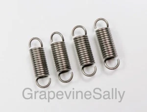 Set of 4 Vintage Stove Parts, Antique Stove SPRING NOS New Old Stock Length 3.0" - Picture 1 of 5