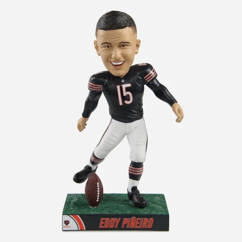 Eddy Pineiro Chicago Bears Side Kicks Kicker Series Bobblehead NFL Cover