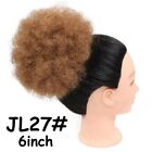 High Puff Clip in Hair Extension Afro Bun Ponytail Drawstring Synthetic Hair