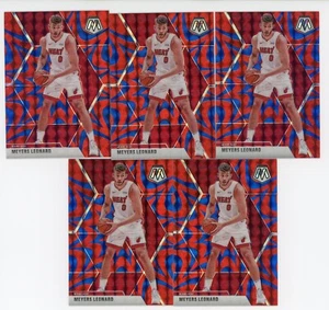2019-20 Panini Mosaic  REACTIVE BLUE MEYERS LEONARD 5 CARDS - Picture 1 of 1