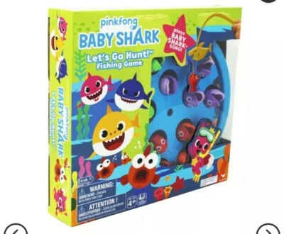 Pinkfong Baby Shark Let's Go Hunt Musical Fishing Game, for Families Kids Toy - Image 1 of 4