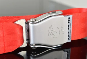 Eurowings Flugzeuggürtel red- 90er Jahre A319 original aviation - Picture 1 of 2