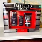 Vintage Coty PREFERRED STOCK Cologne Aftershave & Lotion 3-Piece Gift Set