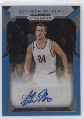 2019 Panini Prizm Draft Picks Carolina Blue /30 Garrison Mathews Rookie Auto RC - Image 1 of 2
