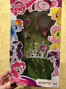 4 Hasbro My Little Pony Princess Accessory Set Tiara Wand Bracelet New Lot - Picture 1 of 3