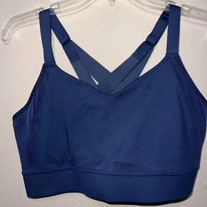 Brooks Sports Bra Dark Blue 38DD Running - Picture 1 of 9