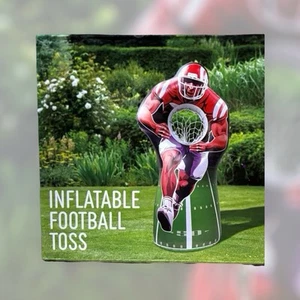 Aufblasbarer Fußball werfen 54" Touchdown Hinterhof Spiele Training Frühling Sommer Neu im Karton - Bild 1 von 6
