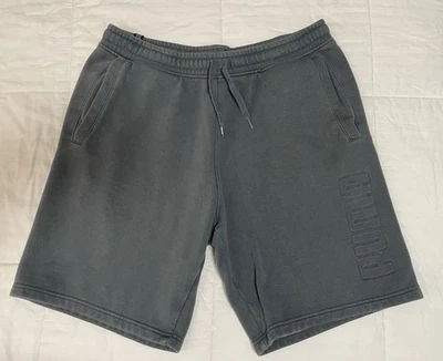 Hombre Puma Talla Grande Azul Gris Cordón Sudadera Corto Atletismo Gimnasio Usado en Excelente Condición Foto 1 de 4