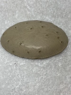 Auténtico vaquero gaucho occidental vintage hebilla cinturón avestruz Rockabilly Foto 1 de 4