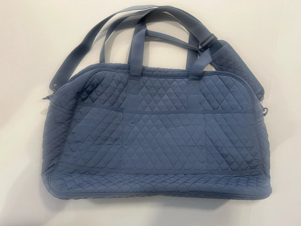 Vera Bradley Grand Traveler Bag- Purple/(Rustic Blue)- NEW- W/O Tags- - Image 1 of 4