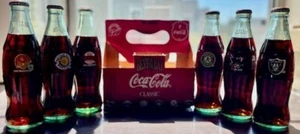 Coca-Cola "Best Of The Bay" Raiders, A's, Warriors, Sharks, Giants, 49ers 6-pack - Picture 1 of 12