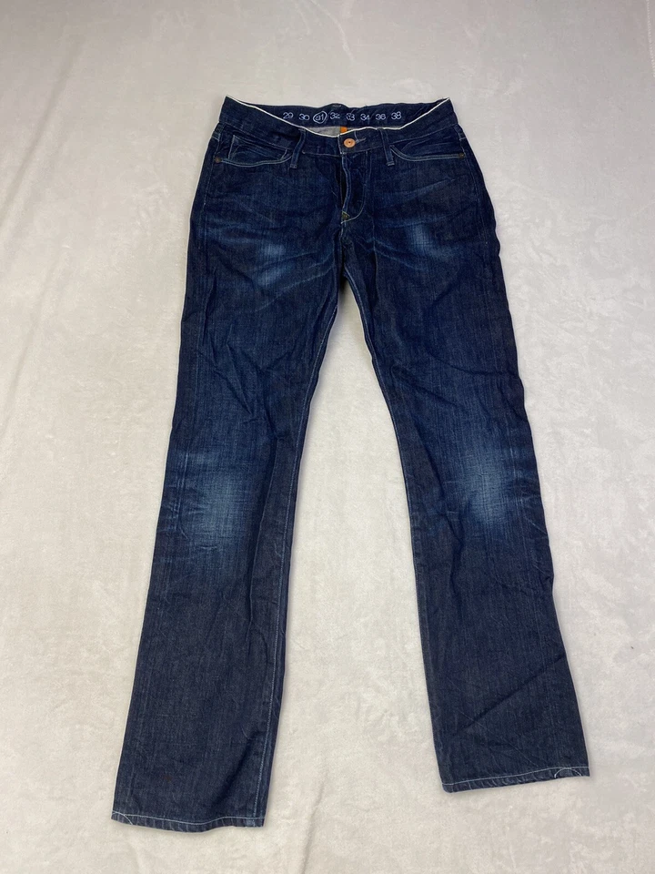 Earnest Sewn Patriot Fulton #53BL Straight Leg Selvedge Denim Blue Jean Sz 31X32 - Image 1 of 4