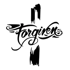 Vergeben Kreuz Fenster Aufkleber Sticker Auto LKW Yeti Laptop - Bild 1 von 3