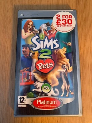The Sims 2 Pets PSP Platinum Complete With Manual - Image 1 of 4