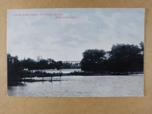 Postal Boughton's Bridge Rock River Watertown WI - Imagen 1 de 2