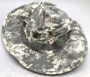 USGI Surplus ACU Digital Camo Boonie Hat 8415-01-519-8702 Size 7 1/2 - Picture 1 of 5