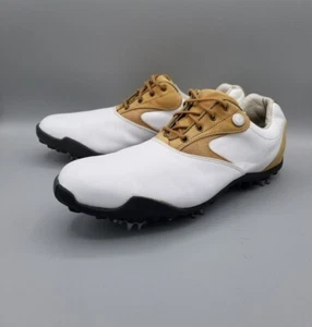 Zapato de golf para dama FOOT JOY LoPro Collection, talla 8 (N), silla de montar y blanco - Imagen 1 de 8