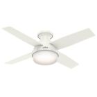 Hunter Fans - Dempsey 44 Inch Low Profile Ceiling Fan with LED Light Kit and