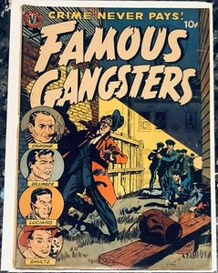 FAMOUS GANGSTERS #1 AVON COMIC - Capone, Dillinger - Bild 1 von 13