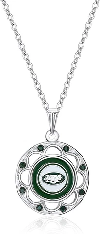 New York Jets NFL Pendant Logo Necklace| Sports Fan Jewelry Women and Girls NEW Cover