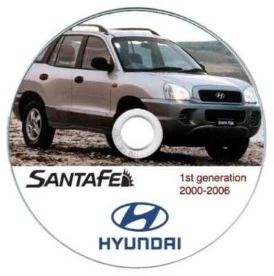 Hyundai Santa Fe 2000-2006 Manual De Taller En Cd - Imagen 1 de 4
