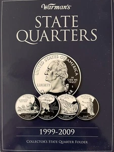 1999 - 2009 State & Territory Quarters Complete Philadelphia Mint Set  “MS / BU” - Picture 1 of 6