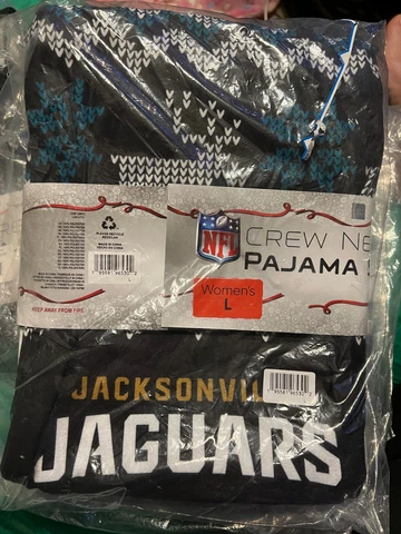 NEW FOCO NFL Team Crew Neck Holiday Pajama Set - See Teams! Cover