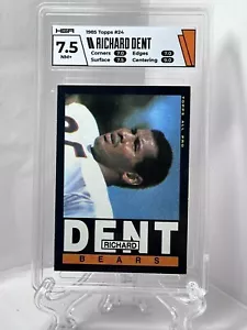 1985 Topps Football #24 Richard Dent RC HGA 7.5 NM All Pro HOF'er Chicago Bears - Imagen 1 de 3