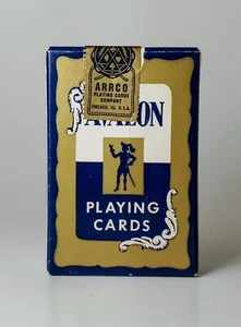 VTG Avalon Arrco Playing Card Company Chicago Illinois Factory Sealed Deck - Picture 1 of 5